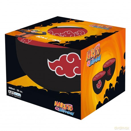 NARUTO SHIPPUDEN - Miska - 600 ml - Akatsuki cardboard pkg