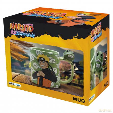 NARUTO SHIPPUDEN - Mug 3D handle - Naruto and Gama-chan