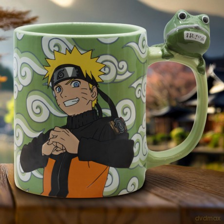 NARUTO SHIPPUDEN - Mug 3D handle - Naruto and Gama-chan