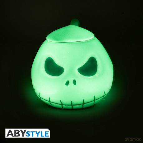 NIGHTMARE BEFORE XMAS - Kubek 3D - Jack Świecący w ciemności