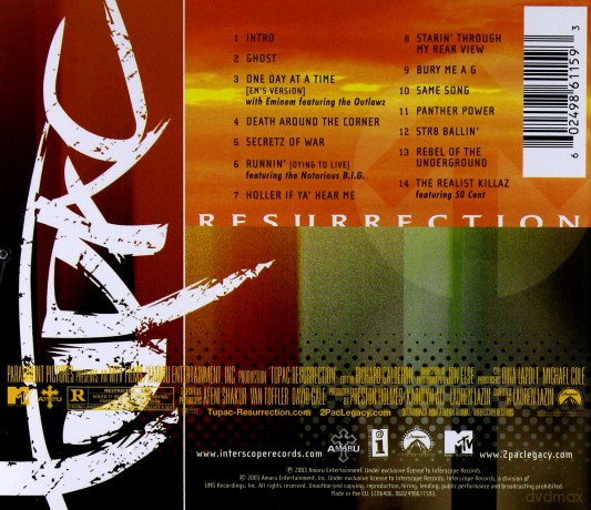 Tupac: Resurrection: Music From And Inspired By [CD]