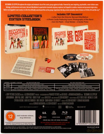Becoming Led Zeppelin (steelbook) [Blu-Ray 4K]+[Blu-Ray]