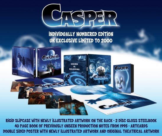 Casper (Kacper) (30th Anniversary Collector's Edition) (steelbook) [Blu-Ray 4K]+[Blu-Ray]