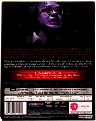 Jacob's Ladder (Drabina Jakubowa) (steelbook) (Cult Classics) [Blu-Ray 4K]
