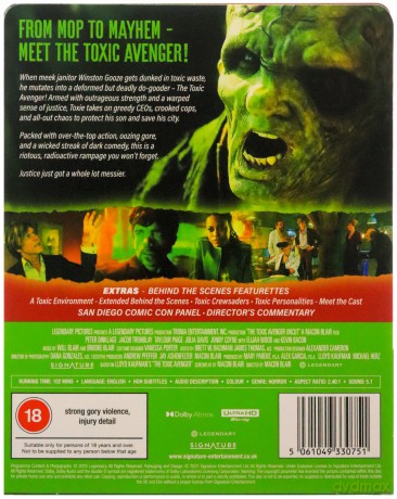 The Toxic Avenger (Toksyczny mściciel) (steelbook) [Blu-Ray 4K]