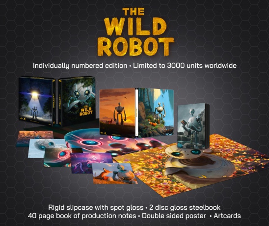 Wild Robot (Dziki robot) (Ultimate Collector's Edition) (steelbook) [Blu-Ray 4K]+[Blu-Ray]