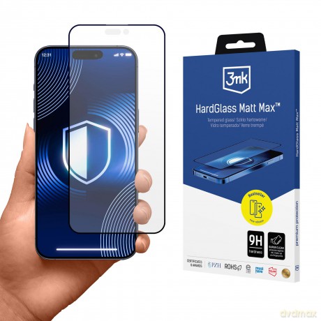 Apple IPhone 17 Pro - 3mk HardGlass Matt Max