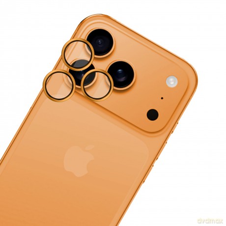 Apple iPhone 17 Pro /17 Pro Max- HARDY Lens Protection Pro Orange