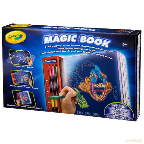 Crayola Glow Magic Book [ZABAWKA]