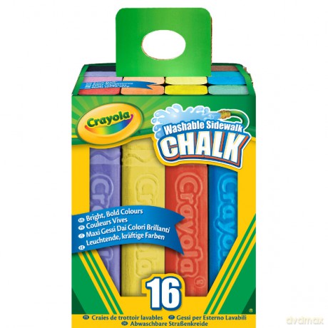 Crayola Kreda Tęczowa 16 Szt. [ZABAWKA]