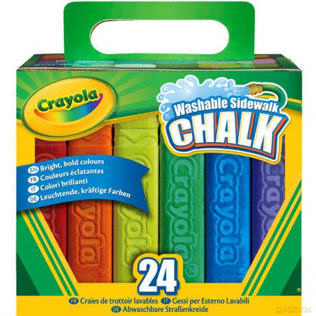 Crayola Kreda Tęczowa 24 Szt. [ZABAWKA]