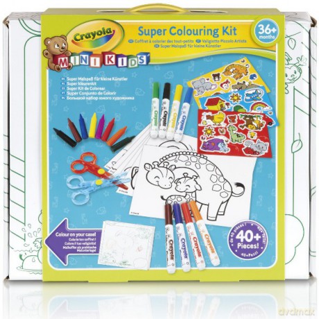 Crayola Zestaw Kreat. Kolorowanie Mini [KSIĄŻKA]