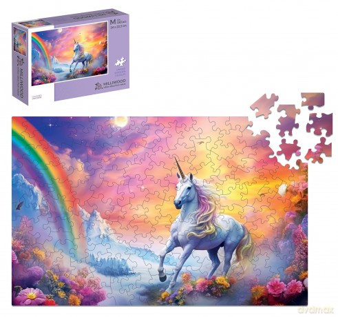 ALEXANDER Puzzle drewniane 150 el. Milliwood Jedmorożec [PUZZLE]
