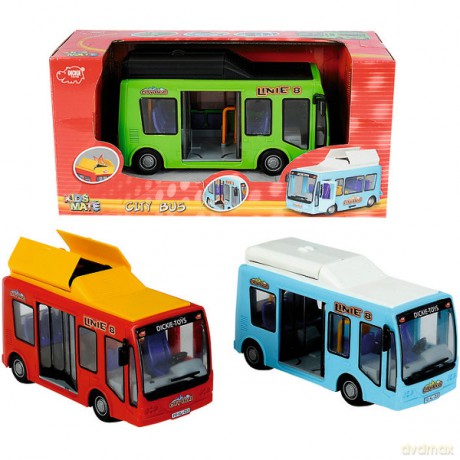 Dickie Autobus Miejski, 3 Rodz. [ZABAWKA]