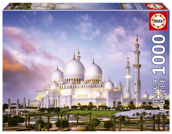 EDUCA 1000 el. Wielki Meczet Szejka Zajida Zjednoczone Emiraty Arabskie 111674 [PUZZLE]