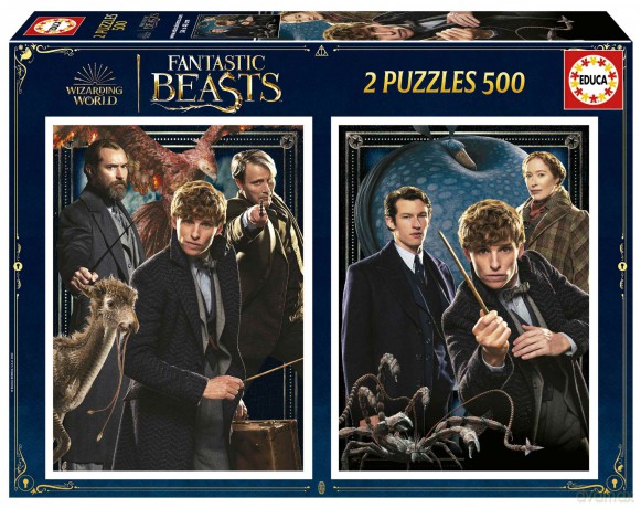 EDUCA 2x500 el. Fantastyczne Zwierzęta 111553 [PUZZLE]