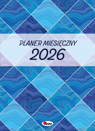Kalendarz 2026 planer miesięczny A4 Kwadraty [KALENDARZ]