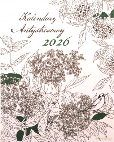 Kalendarz 2026 tygodniowy Antystresowy [KALENDARZ]