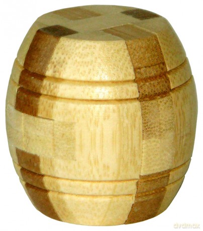 Łamigłówka 3D Bamboo Barrel poziom 3/4 [GRA]