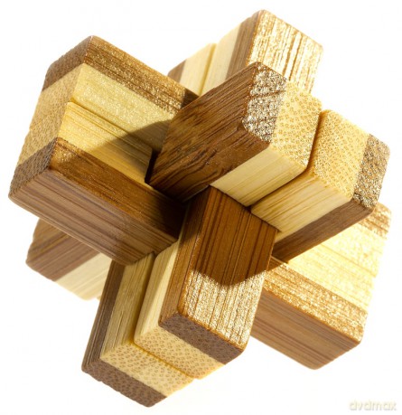 Łamigłówka 3D Bamboo Knotty poziom 3/4 [GRA]