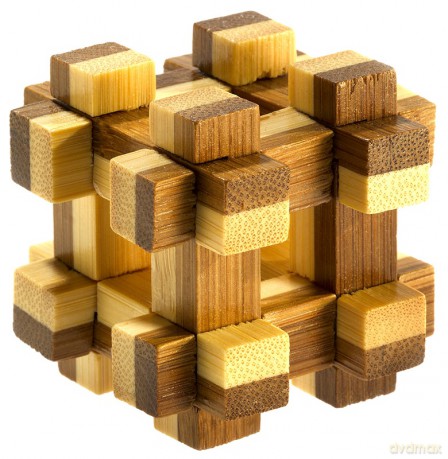 Łamigłówka 3D Bamboo Prison House poziom 4/4 [GRA]