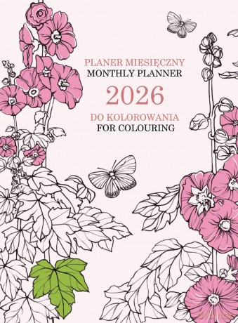 Planer 2026 miesięczny kolorowanka [KALENDARZ]