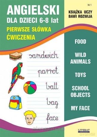 Angielski dla dzieci 6-8 Nr 1 Pierwsze słówka - Joanna Usowicz [KSIĄŻKA]