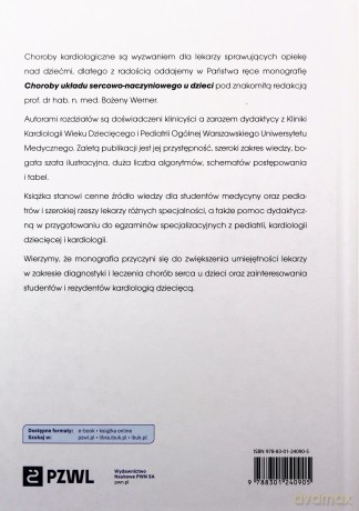 Choroby układu sercowo-naczyniowego u dzieci - Bożena Werner [KSIĄŻKA]