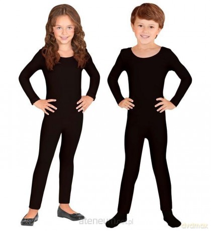 Czarne pełne body dziecięce roz. 140-152 cm