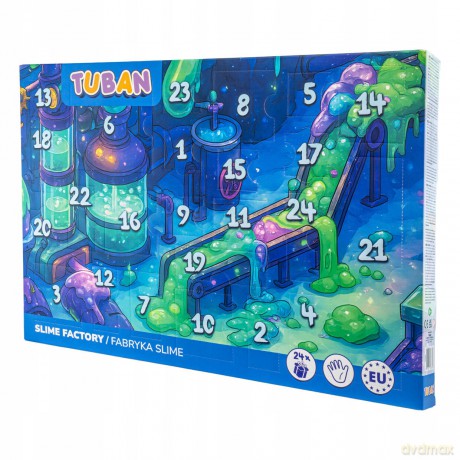 Tuban Sensoryczny kalendarz adwentowy fabryka slime (6+)