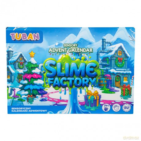 Tuban Sensoryczny kalendarz adwentowy fabryka slime (6+)
