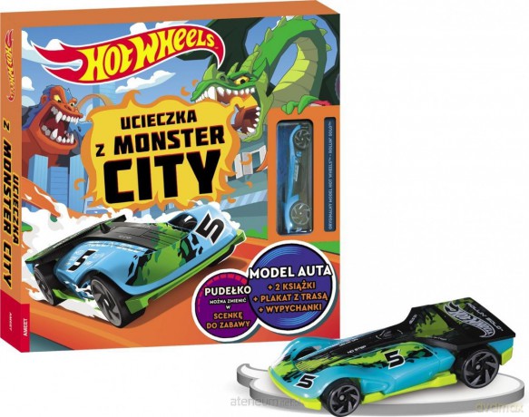 Mattel Hot Wheels. Ucieczka z Monster City [KSIĄŻKA]