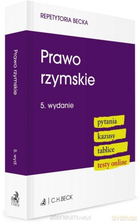 Prawo rzymskie. Pytania. Kazusy. Tablice. Testy... [KSIĄŻKA]