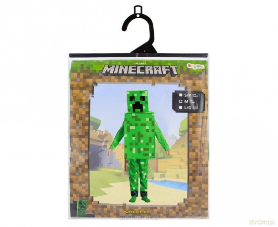 Strój Creeper Fancy - Minecraft (licencja) L