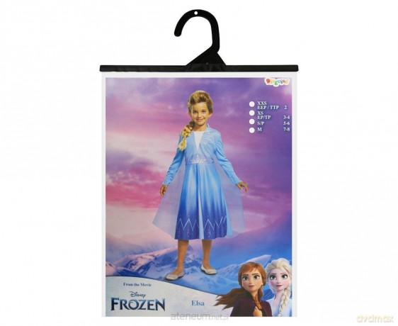 Strój Elsa Basic - Frozen 2 (licencja), rozmiar XXS