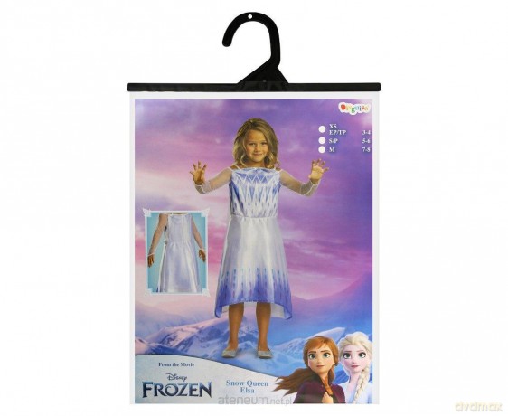 Strój Elsa Snow Queen - Frozen 2 (licencja) rozmiar S