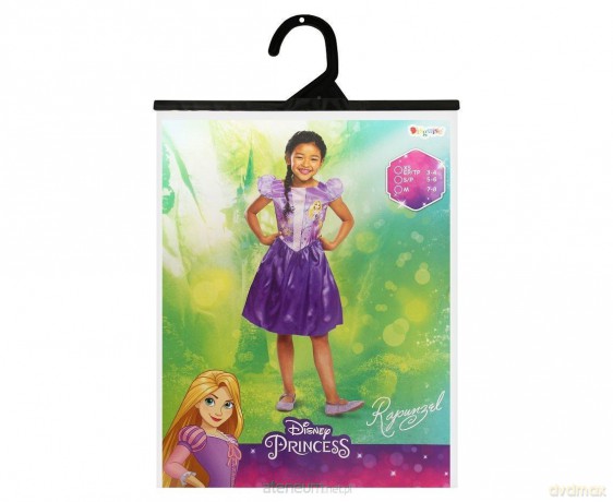 Strój Rapunzel Basic- Tangled rozmiar XS