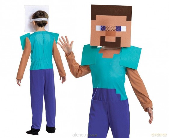 Strój Steve- Minecraft (licencja), rozmiar S