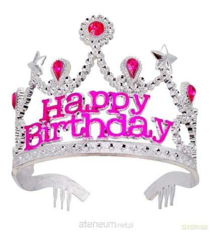 Tiara urodzinowa Happy Birthday