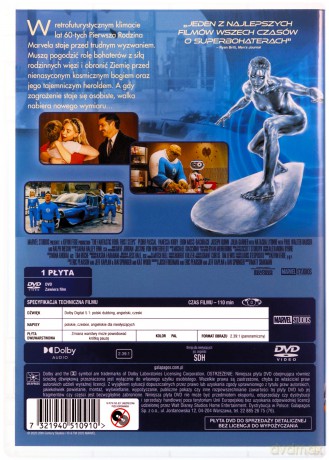 Fantastyczna 4: Pierwsze kroki [DVD]
