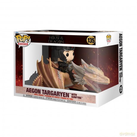 FUNKO Pop Ride Hotd S4 Aegon W/ Sunfyre