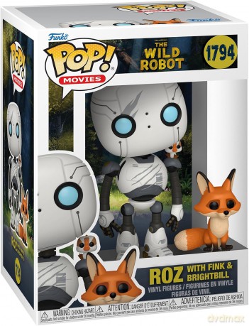 FUNKO Figurka Pop&Buddy Wild Robot Roz W/Brightb &Fink