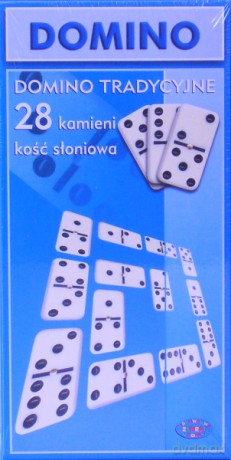 Dromader Gra Domino 28kam. Kość Słoniowa [GRA]