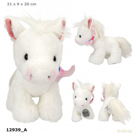 Pluszowy konik z warkoczykiem Miss Melody 20 cm