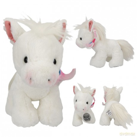 Pluszowy konik z warkoczykiem Miss Melody 20 cm