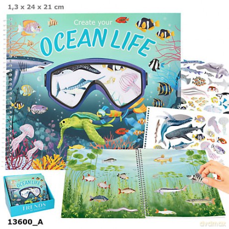 Zestaw Create your Ocean Life, z naklejkami