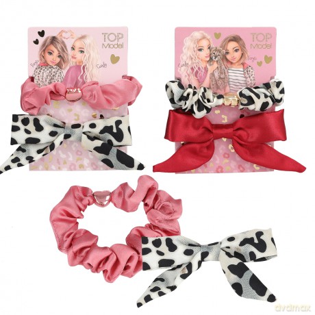 Zestaw gumka scrunchie i spinka TOPModel, 2 wzory