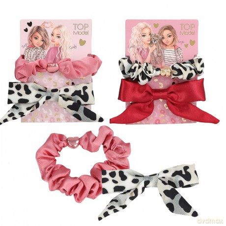 Zestaw gumka scrunchie i spinka TOPModel, 2 wzory