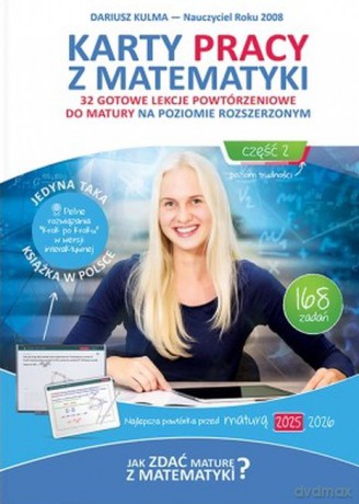 Karty pracy z matematyki poziom rozszerzony - Dariusz Kulma [KSIĄŻKA]