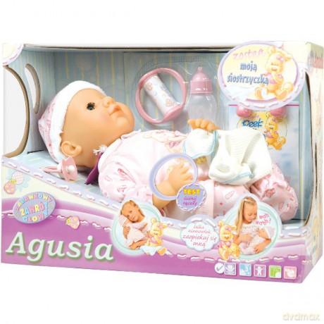 Dromader Lalka Agusia Ssie Palec 40,6cm [ZABAWKA]